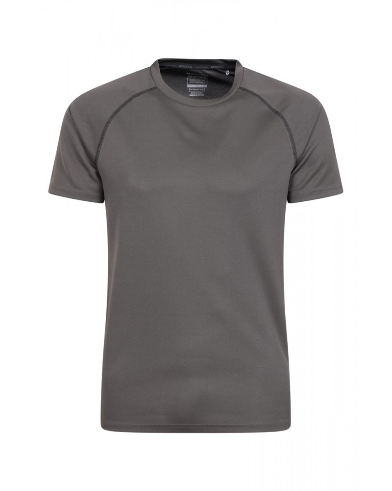 Endurance Isocool Mens Active T-Shirt Asphalt $12.74 Tops