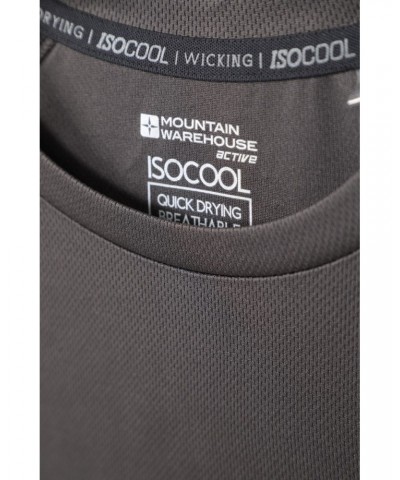 Endurance Isocool Mens Active T-Shirt Asphalt $12.74 Tops