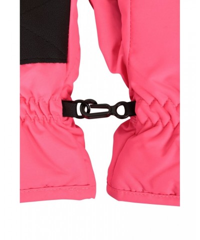 Kids Ski Gloves Dark Pink $10.59 Accessories