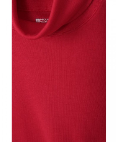 Talus Kids Turtle Neck Top Red $12.53 Active