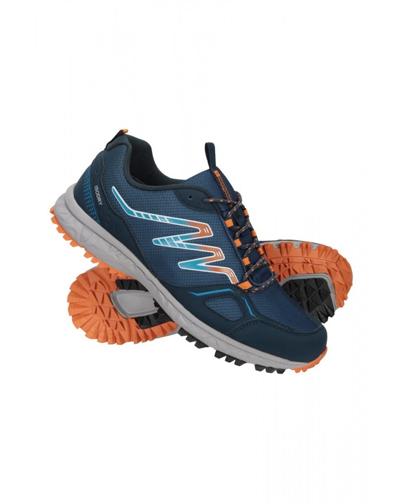 Enhance Waterproof Trail Mens Running Sneakers Teal $23.85 Active