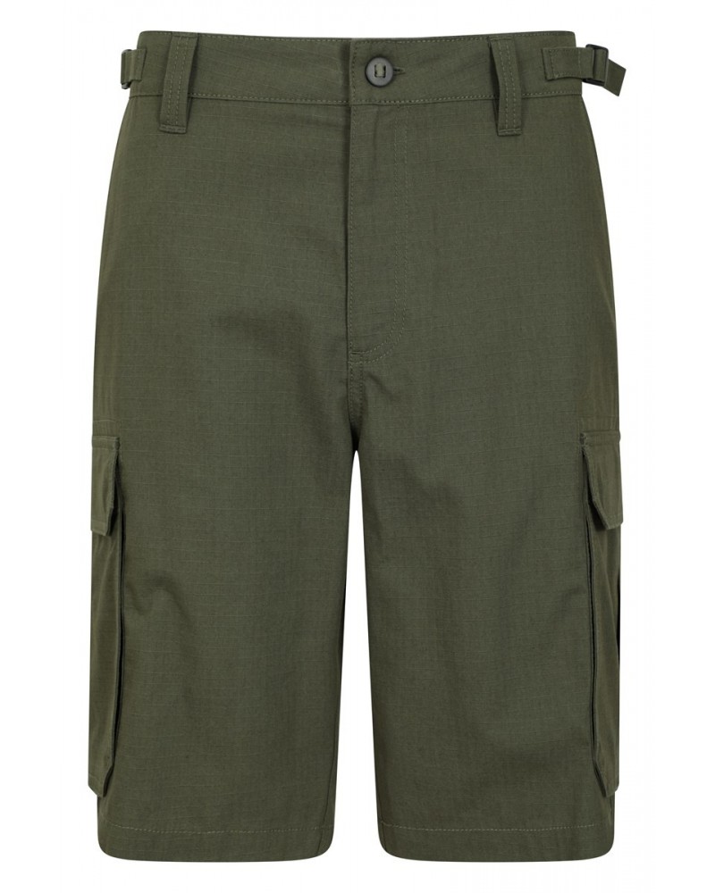 Prospect Rip-Stop Mens Cargo Shorts Dark Khaki $22.03 Pants