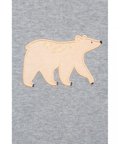 Baby Long Sleeve Applique T-Shirt Grey $10.19 Babywear