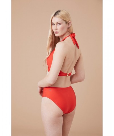 Virtual Womens Bikini Bottoms Red $10.80 Swimwear