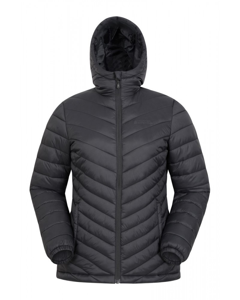 Seasons Womens Insulated Jacket Black $36.39 Jackets