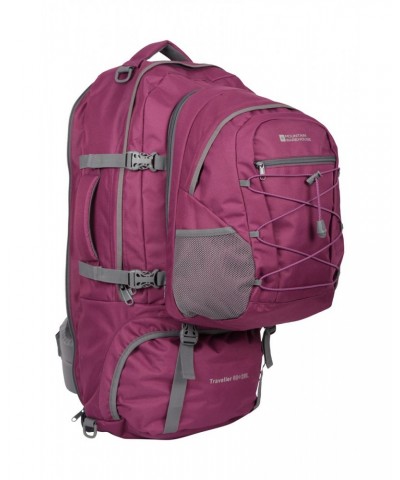 Traveller 60L 20L Backpack Purple $31.50 Backpacks