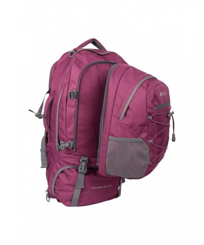 Traveller 60L 20L Backpack Purple $31.50 Backpacks