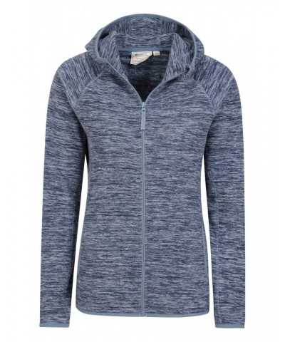 Lleyn Melange II Womens Fleece Hoodie Dark Blue $16.79 Fleece