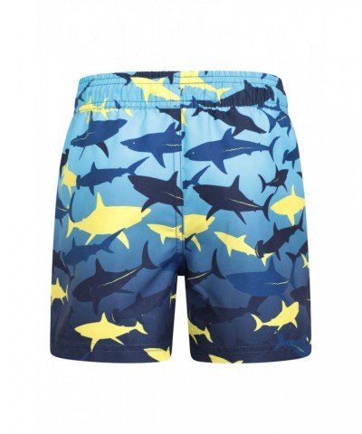 Patterned Kids Boardshorts Dark Blue $9.85 Pants