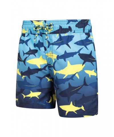 Patterned Kids Boardshorts Dark Blue $9.85 Pants