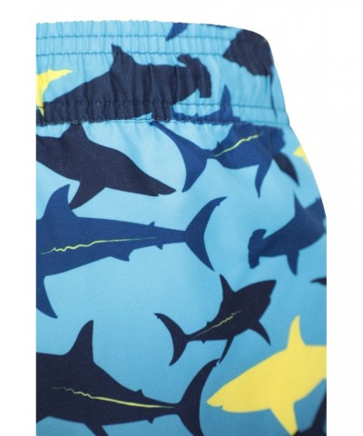 Patterned Kids Boardshorts Dark Blue $9.85 Pants