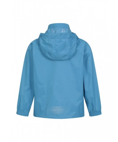 Pakka Kids Waterproof Jacket Blue $12.41 Jackets