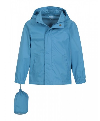 Pakka Kids Waterproof Jacket Blue $12.41 Jackets