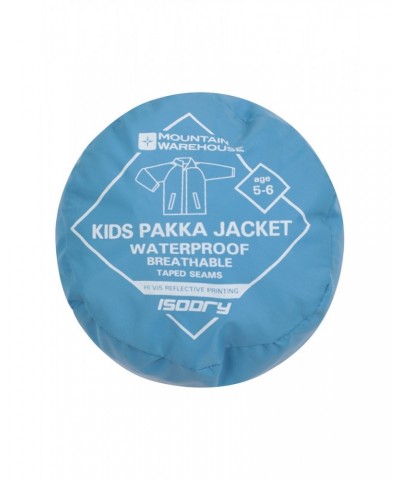 Pakka Kids Waterproof Jacket Blue $12.41 Jackets