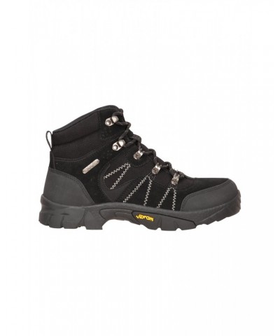 Edinburgh Vibram Youth Waterproof Hiking Boots Black $35.20 Footwear