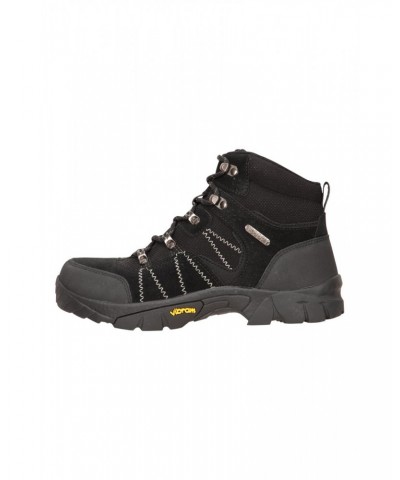 Edinburgh Vibram Youth Waterproof Hiking Boots Black $35.20 Footwear