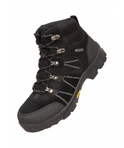 Edinburgh Vibram Youth Waterproof Hiking Boots Black $35.20 Footwear