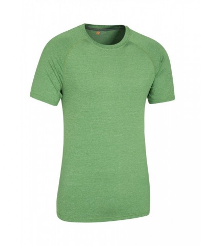 Agra IsoCool Mens Striped Tee Green $17.81 Active