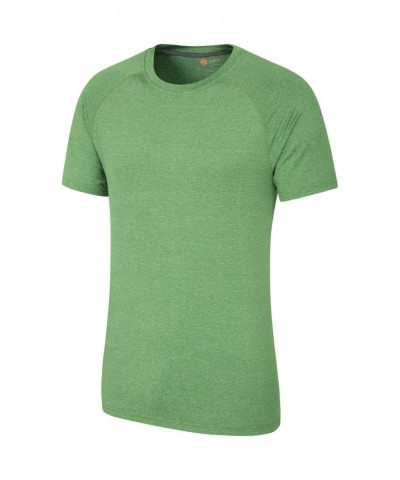 Agra IsoCool Mens Striped Tee Green $17.81 Active