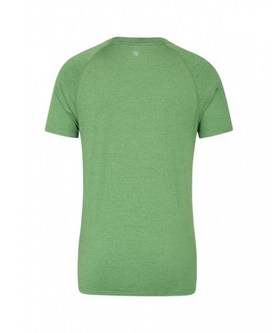 Agra IsoCool Mens Striped Tee Green $17.81 Active