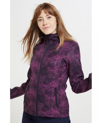 Exodus Womens Printed Water Resistant Softshell Distorted Ink $39.19 Jackets