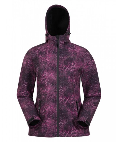 Exodus Womens Printed Water Resistant Softshell Distorted Ink $39.19 Jackets