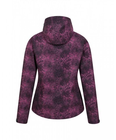 Exodus Womens Printed Water Resistant Softshell Distorted Ink $39.19 Jackets