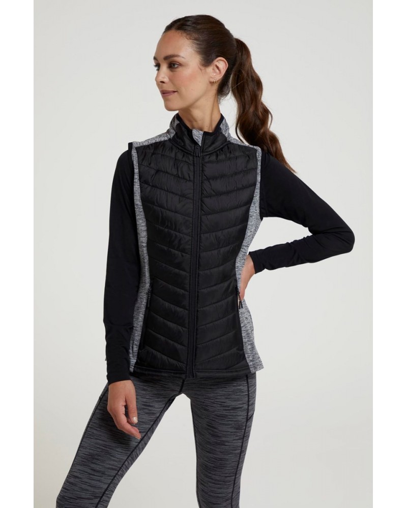 Action Padded Womens Insulated Vest Black $23.85 Jackets