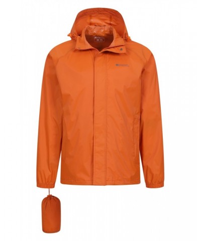 Pakka Mens Waterproof Jacket Burnt Orange $18.54 Jackets