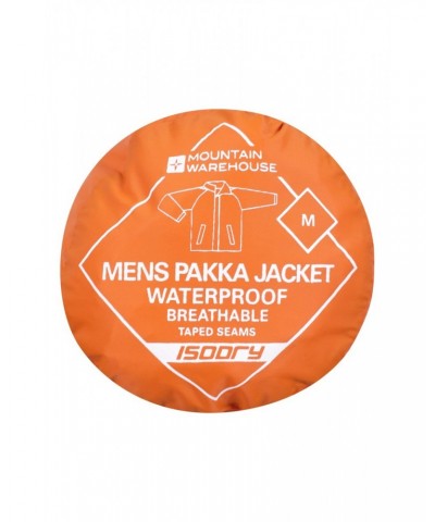 Pakka Mens Waterproof Jacket Burnt Orange $18.54 Jackets