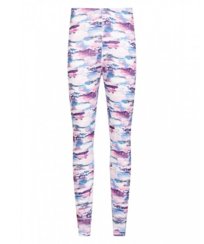 Talus Womens Printed Thermal Pants Blue $9.89 Pants