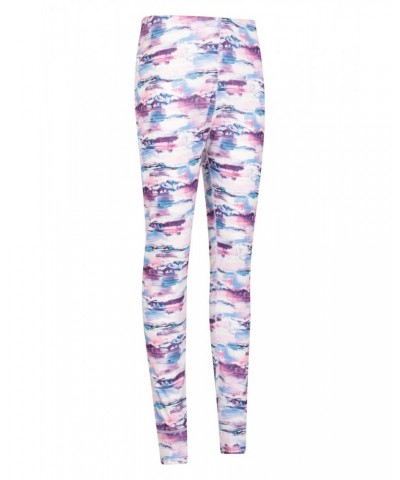 Talus Womens Printed Thermal Pants Blue $9.89 Pants