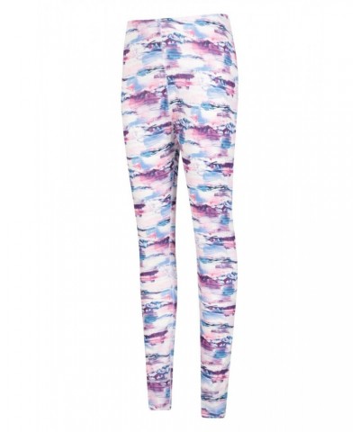 Talus Womens Printed Thermal Pants Blue $9.89 Pants