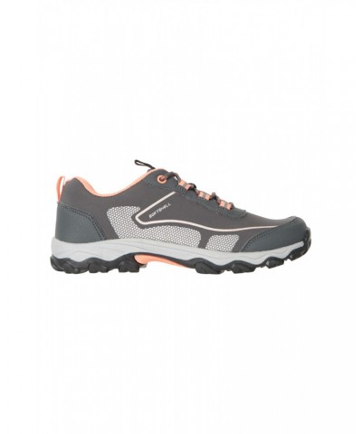 Softshell Kids Hiking Shoes Grey $15.40 Footwear