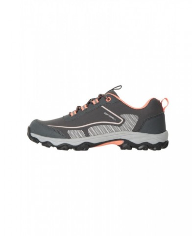 Softshell Kids Hiking Shoes Grey $15.40 Footwear