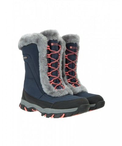 Ohio Womens Snow Boots Navy $35.99 Footwear