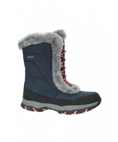 Ohio Womens Snow Boots Navy $35.99 Footwear