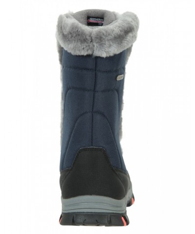 Ohio Womens Snow Boots Navy $35.99 Footwear