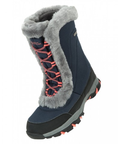 Ohio Womens Snow Boots Navy $35.99 Footwear