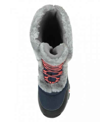 Ohio Womens Snow Boots Navy $35.99 Footwear