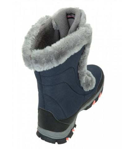 Ohio Womens Snow Boots Navy $35.99 Footwear