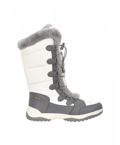 Snowflake Extreme Womens Adaptive Long Snow Boots White $30.10 Footwear