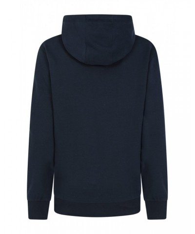 Embroidered Bird Womens Hoodie Navy $22.39 Tops