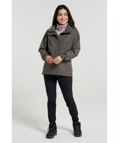 Thunderstorm II Womens 3 in 1 Waterproof Jacket Dark Khaki $31.50 Jackets