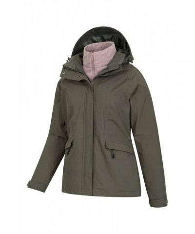 Thunderstorm II Womens 3 in 1 Waterproof Jacket Dark Khaki $31.50 Jackets