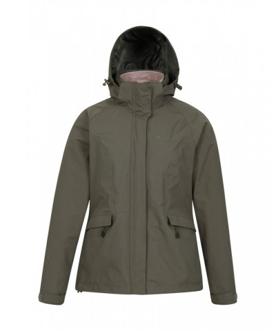 Thunderstorm II Womens 3 in 1 Waterproof Jacket Dark Khaki $31.50 Jackets