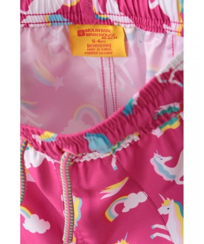 Patterned Kids Boardshorts Pink $11.01 Pants