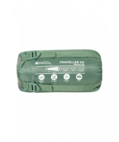 Traveller 50 Lightweight Summer Sleeping Bag Khaki $20.71 Sleeping Bags