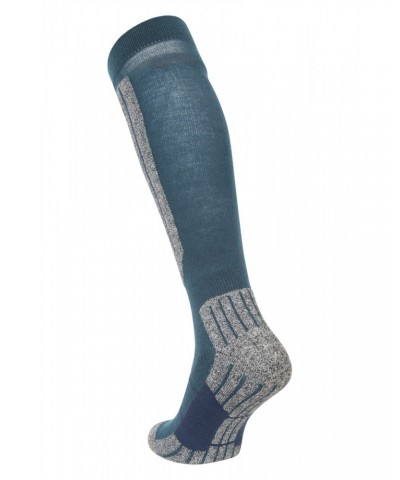 Mens IsoCool Knee Length Ski Socks Blue $10.59 Accessories