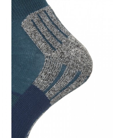 Mens IsoCool Knee Length Ski Socks Blue $10.59 Accessories